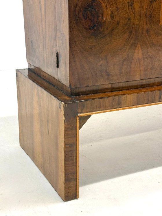 Image 1 of Italian walnut Art Deco / Art Nouveau sideboard