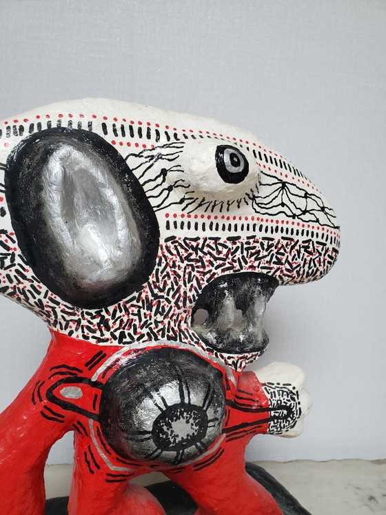 Image 1 of Pappmaché-Skulptur des Bildhauerpaares Kaj Alexandre - Ficaja Chantal (geb. 1959) (Ref. 4086)