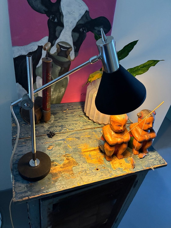 Vintage Stilux Milano Desk lamp, 1960s / Mid-Century – Metal, Chrome (photo 6 of 12)