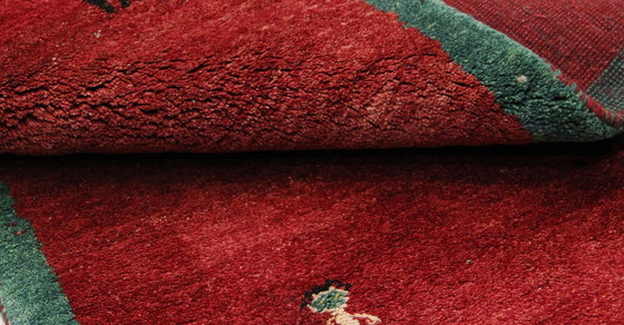 Image 1 of Original Persian carpet Gabbeh Ghashghai oriental carpet 126 cm x 86 cm old natural