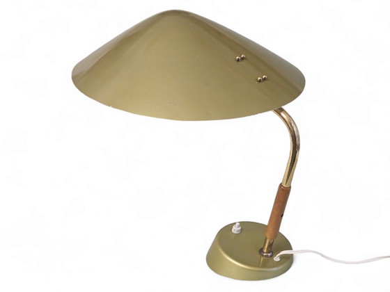 Very elegant Table lamp / Desk lamp, Mid-Century – Metal, Brass (photo 3 of 10)