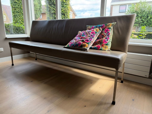 Movani Granada Essbank 200 cm - Echtleder – bankjes, Leather, Metal (photo 2 of 6)