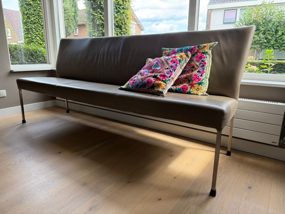 Movani Granada Essbank 200 cm - Echtleder – Bänke, Leather, Metal (photo 2 of 6)