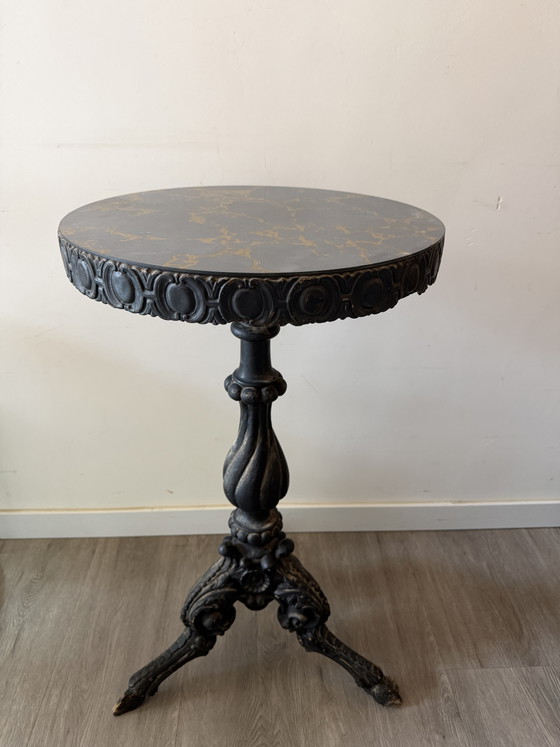 Zwart Vintage Bijzettafeltje – Wood (photo 7 of 9)