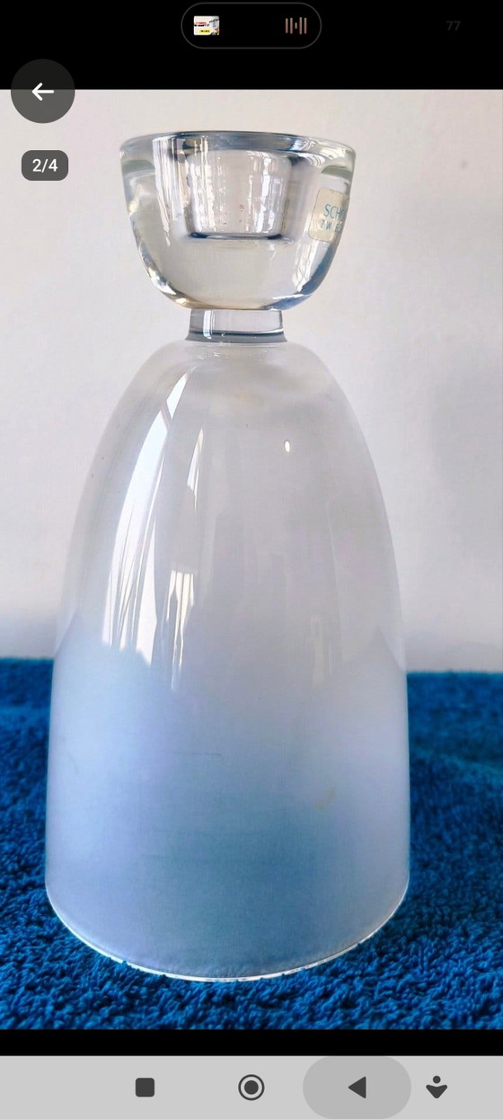 Schott Zwiesel Mid-Century Modern 2-In-1 Reversible Glass Vase & Candle Holder – Glass art, Crystal (photo 2 of 5)