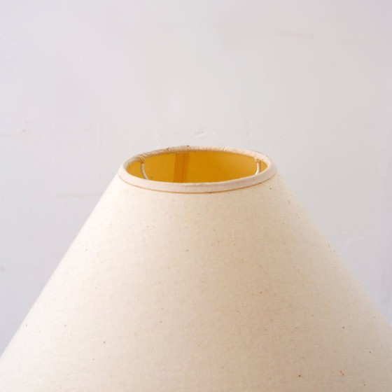 Image 1 of Lampada da tavolo vintage in bambù e ottone - anni '80