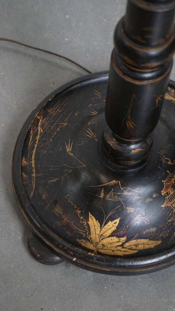 Image 1 of Ancien lampadaire anglais de style japonais du début des années 1900