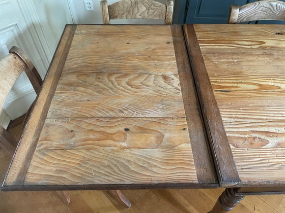 Image 1 of Table à rallonge atmosphérique French Countryside