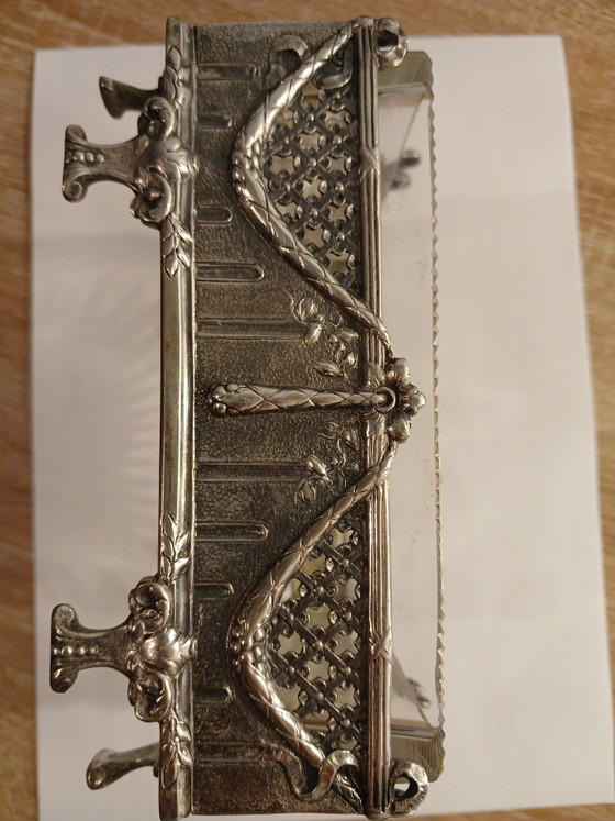 Ancien Carré Art Nouveau Argent Massif Wolfers Frères N. Goldschmidt 1900 – Tirages d'art, Silver (photo 6 of 15)