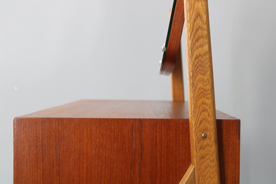 Image 1 of 1960s Danish Teak Cabinet with Mirror
