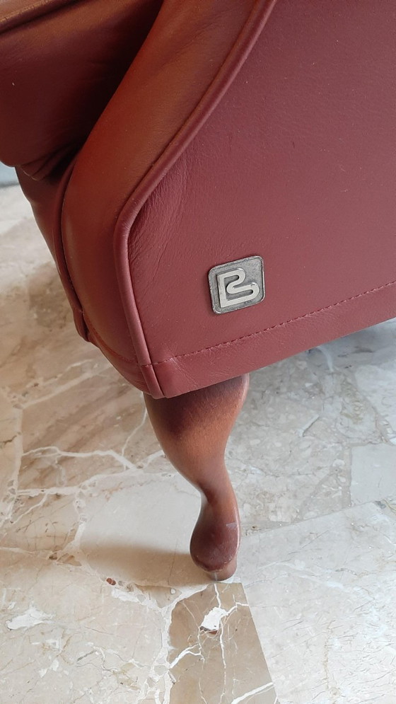 Image 1 of Poltrona in Pelle Bergere “Fornarina” di Busnelli