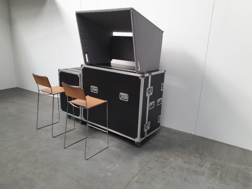 Design buzzispace cockpit, scherm divider phone booth