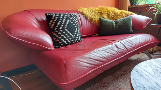 Image 1 of Sofa Frame Design Red Leather Brand Bulfrogg