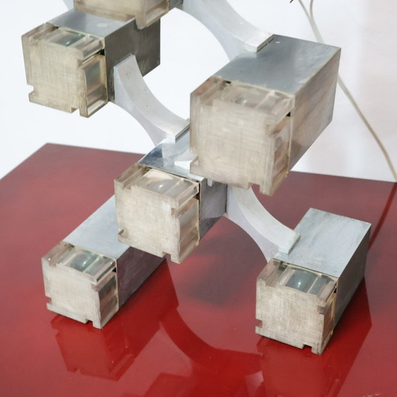 Image 1 of Sciolari Cubic pendant lamp, 1970s design