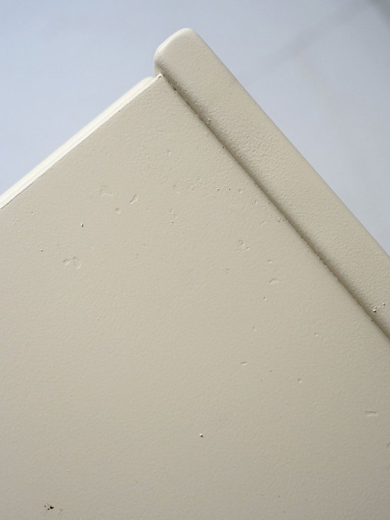 Image 1 of Pair of 1950s White Scandinavian Nightstands