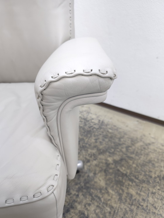 Image 1 of De Sede DS 35 poltrona sedia da ufficio sedia a dondolo pelle grigia