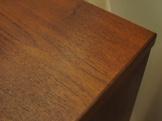 Teak Sideboard With Sliding Doors, Danish Modern Design From The 1960s – Wood (photo 22 of 25)