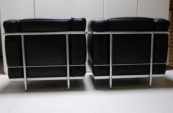Image 1 of 2x Cassina LC2 Le Corbusier