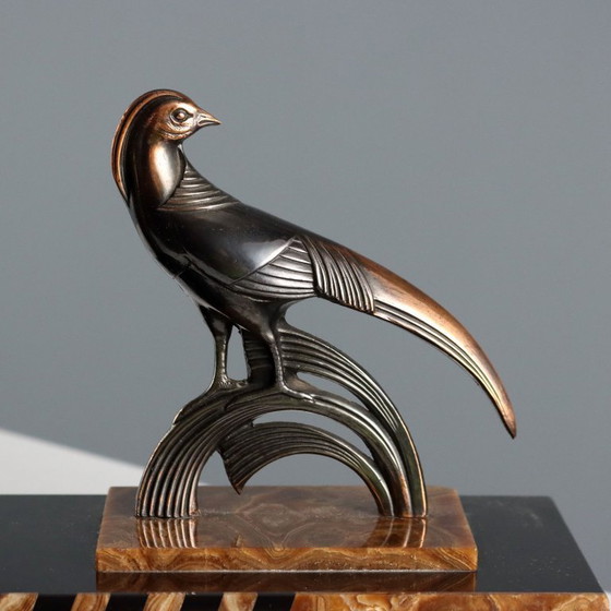 Image 1 of Orologio da Appoggio in Marmo Art Déco