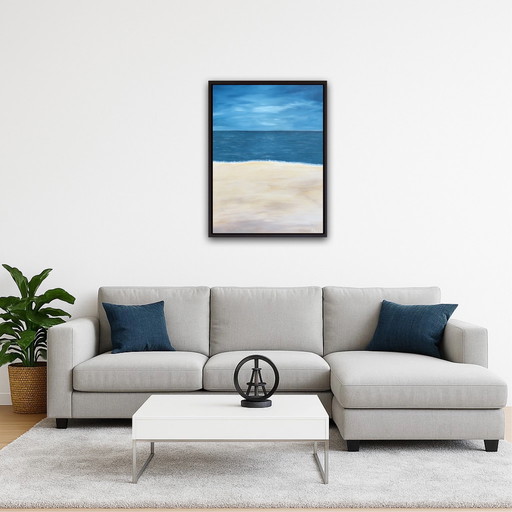 Oil on canvas frame 73x54cm.