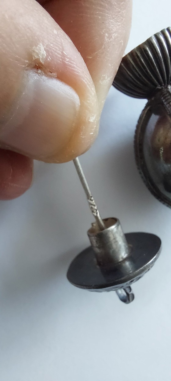 Image 1 of Frasco de perfume/pomander de plata antigua (plata de ley 925 – 20 gramos)