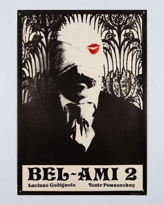 Bel-Ami 2 – 1975 – Original Vintage Theater Poster – Vintage Polish Design – 97x68 cm – Paper (photo 3 of 8)
