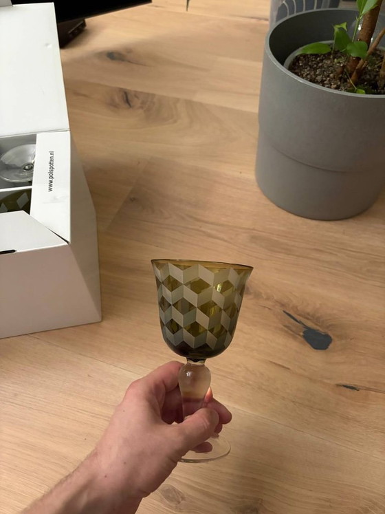 POLSPOTTEN Cuttings Bicchieri da Vino Set di 6 Un Colore – Bicchieri e caraffe, Glass (photo 5 of 5)