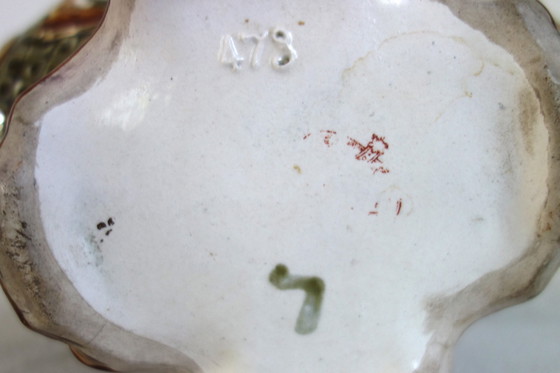 Image 1 of Barbotine Plantenbak Overtrek 20er jaren