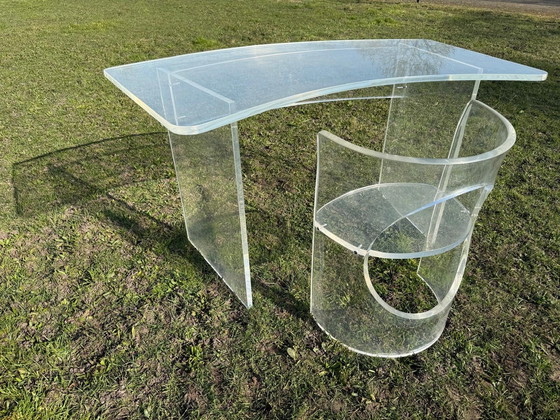 Image 1 of Superbe ensemble bureau et chaise, Design - Vintage
