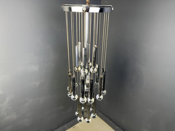 Image 1 of Vintage chandelier by Gaetano Sciolari, 1970s