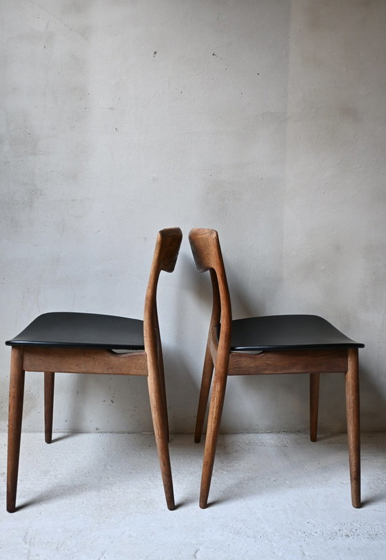 4 Sedie da pranzo Stile Danese Casala Modell Teak – Wood, Leather (photo 3 of 15)