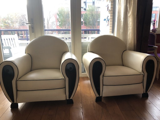 Art deco fauteuils
