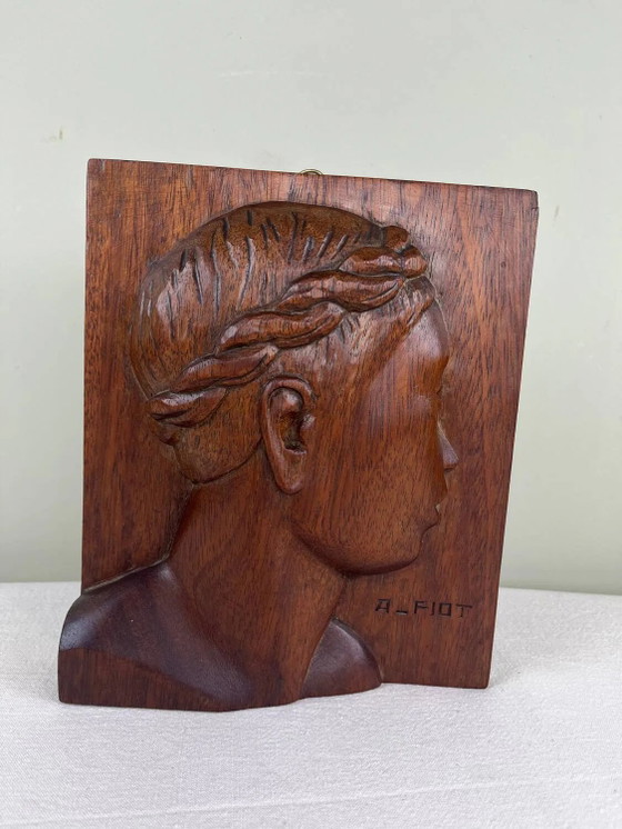Scultura da parete – Sculture, Wood, Vintage (photo 7 of 7)