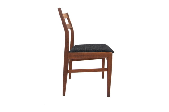 Sillas Escandinavas de Teca, Suecia, 1960, Juego de 4, Sillas de comedor (foto 3 de 5)