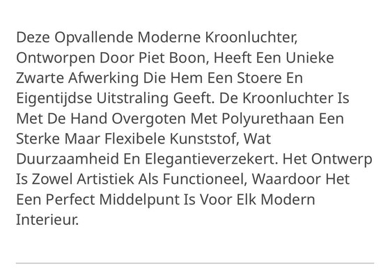 Image 1 of Piet boon voor maretti kroonluchter 12 arms 24 lampjes