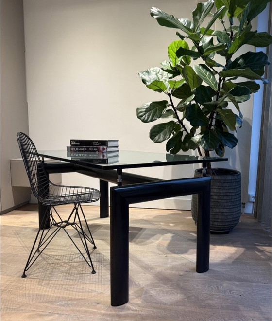 Design Tempered Glass Table – Cassina, Dining tables, Metal (photo 2 of 6)