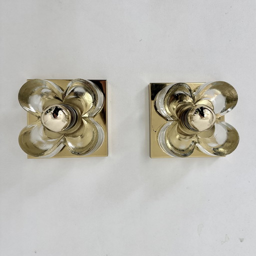 Paire d'appliques Sische Leuchten, 1970