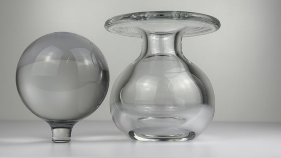 Image 1 of Saint Louis Kristall Val St Lambert Flakon 'Arôme' Entwurf Georges Saulterre