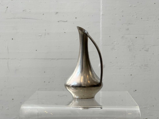Pewter jug/vase, organic shape, Switzerland 1970s