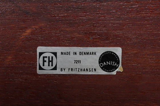 Image 1 of Super Ellipse Table de salle à manger en palissandre d'Arne Jacobsen pour Fritz Hansen A/S 1972