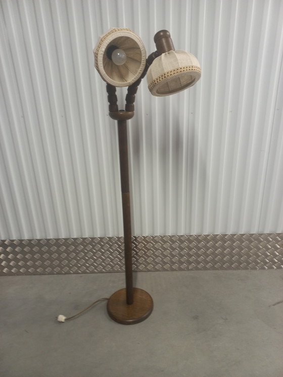 Image 1 of Lampada da terra vintage Steinhauer con doppio paralume, anni '60/'70