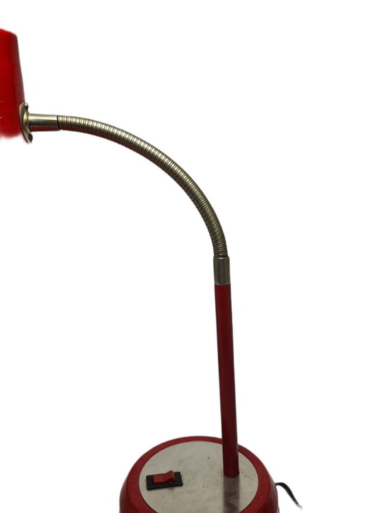 Postmodern Polish Bedside Lamp in Glass and Metal, 1980s – Polam, Table lamps (photo 5 of 8)