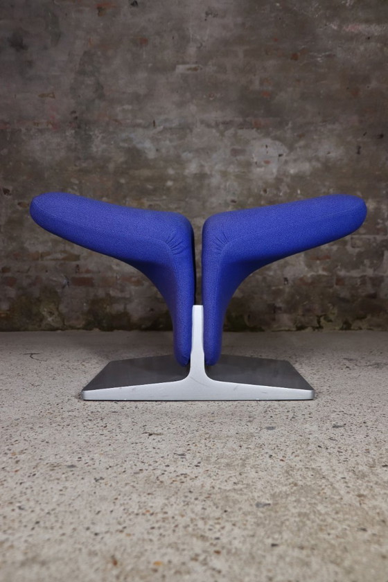 Image 1 of Artifort - F582 - Ribbon Chair + Ottoman - Pierre Paulin - 1990s