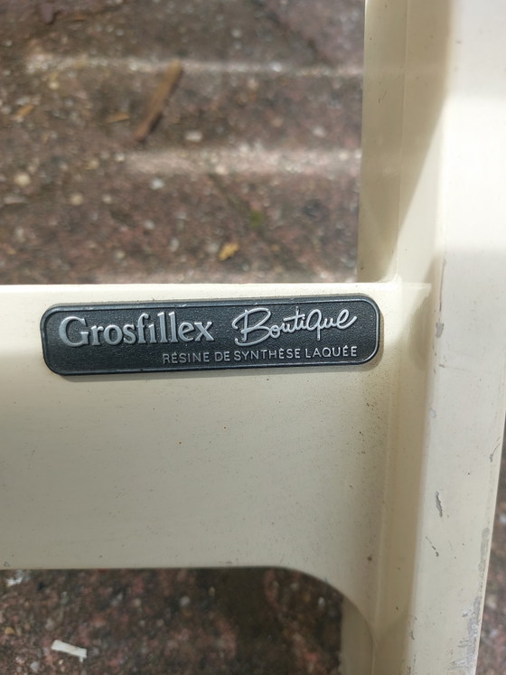 Image 1 of 6 x vintage tuinstoel Grosfillex Boutique