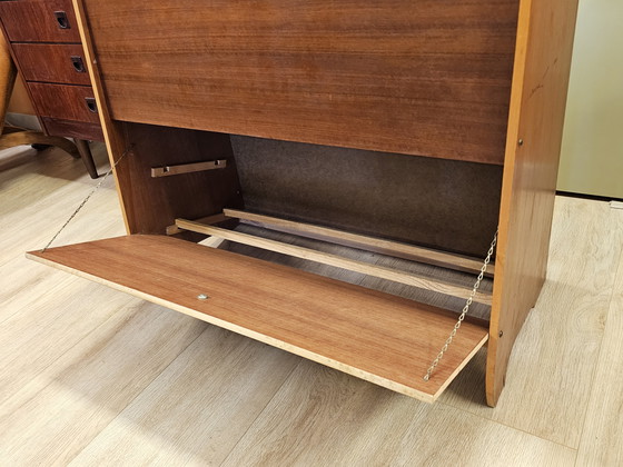 Image 1 of Meuble à chaussures vintage, meuble d'entrée, meuble de couloir, meuble à chaussures