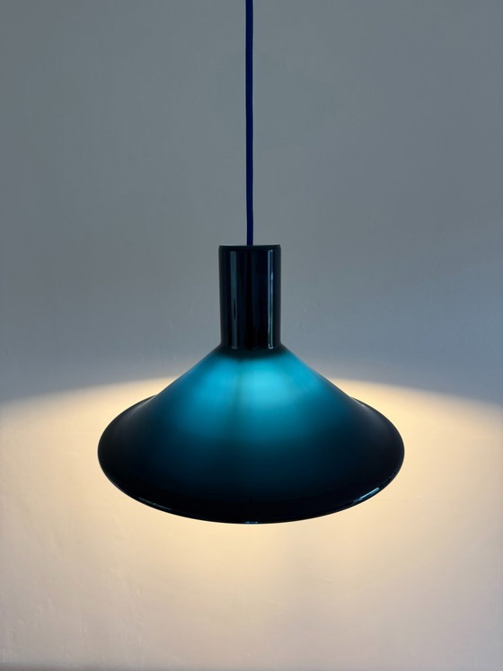 Rara lampada a sospensione vintage Holmegaard P&T - Michael Bang - Lampada danese, Lampade a sospensione, Vetro (foto 5 di 8)