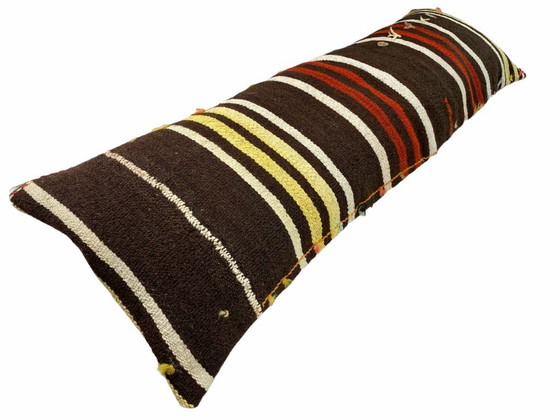 Image 1 of Unique Kilim & Carpet Cushion Cover – 120 x 40 cm