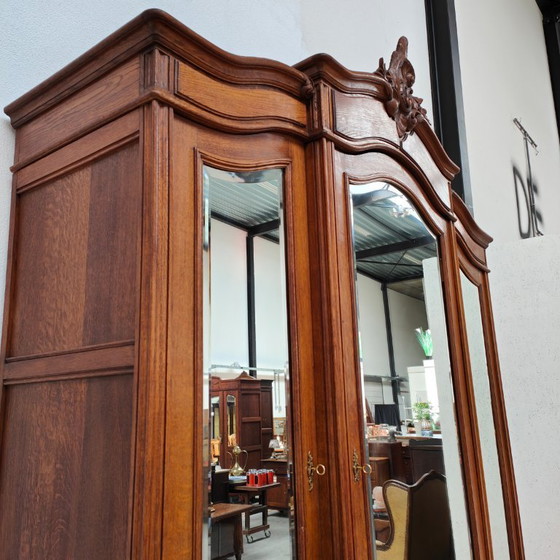 Image 1 of Vintage Antique wardrobe closet detachable wardrobe