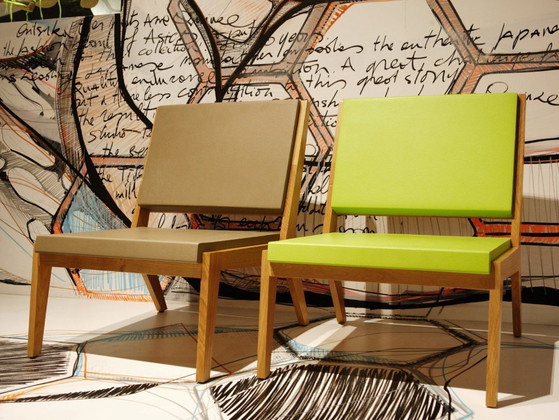 Image 1 of Quinze & Milan Room 26 design lounge stoel eik