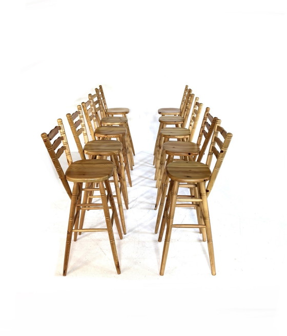 Image 1 of 10x sgabello vintage Brutalist anni '60